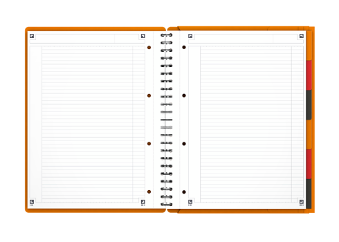 OXFORD International Organiserbook - A4+ - Polypropylene Cover - Twin-wire - Narrow Ruled - 160 Pages - SCRIBZEE Compatible - Orange - 100100462_1300_1686171107 - OXFORD International Organiserbook - A4+ - Polypropylene Cover - Twin-wire - Narrow Ruled - 160 Pages - SCRIBZEE Compatible - Orange - 100100462_1502_1686171097