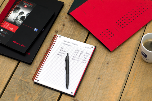 OXFORD Black n' Red Notebook - A5 - Polypropylene Cover - Twin-wire - Ruled - 140 Pages - SCRIBZEE Compatible - Black - 400047655_1300_1686191344 - OXFORD Black n' Red Notebook - A5 - Polypropylene Cover - Twin-wire - Ruled - 140 Pages - SCRIBZEE Compatible - Black - 400047655_2600_1686104009