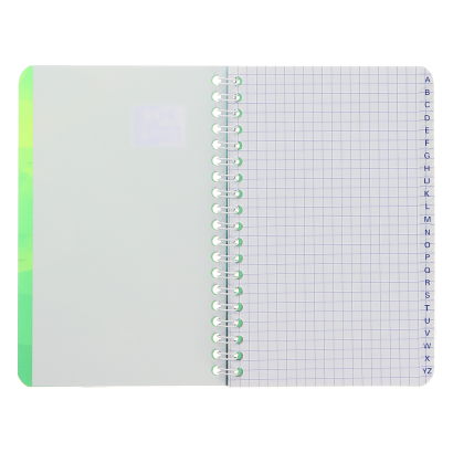 OXFORD POLYPRO LAGOON INDEX BOOK - 11x17cm - Polypro cover - Twin-wire - 5x5mm Squares - 100 pages - Assorted colours - 400080692_1200_1709025975 - OXFORD POLYPRO LAGOON INDEX BOOK - 11x17cm - Polypro cover - Twin-wire - 5x5mm Squares - 100 pages - Assorted colours - 400080692_1500_1686099610