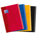 OXFORD CLASSIC INDEX BOOK - A4 - Soft card cover - Casebound - 5x5mm Squares - 192 pages - Assorted colours - 100100709_1200_1710518349