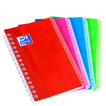 OXFORD CLASSIC INDEX BOOK - 9x14cm - CouvSoft card cover - Twin-wire - 5x5mm Squares - 100 pages - Assorted colours - 100101605_1200_1710518110