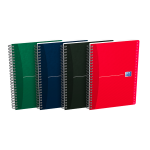 OXFORD Office Essentials A-Z Index Book - A5 - Soft Card Cover - Twin-wire - Ruled - 180 Pages - SCRIBZEE Compatible - Assorted Colours - 100102865_1400_1709630129