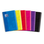 OXFORD CLASSIC INDEX BOOK - 11x17cm - Soft card cover - Twin-wire - 5x5mm Squares - 100 pages - Assorted colours - 100102879_1200_1709024989