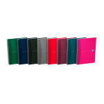 OXFORD Office Essentials Notebook - A4 – Blødt papomslag – Dobbeltspiral – Kvadreret 5x5 mm – 180 sider – SCRIBZEE®-kompatibel – Assorterede farver - 100105406_1400_1709630167