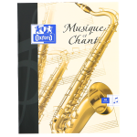 OXFORD MUSIC NOTEBOOK - 17x22cm - Soft card cover - Stapled - Seyès Squares + Music Ruling - 48 pages  - 400016256_1100_1686102336