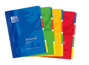 OXFORD OPENFLEX QUATTRO NOTEBOOK -  24x32cm - Polypro cover - Stapled - Seyès squares - 140 pages - Assorted colours - 400037657_1200_1677138594