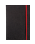 OXFORD Black n' Red Business Journal - A5 - Soepele leatherlook kaft - Gebonden - Gelijnd - 72 Vel - Zwart - 400051204_1100_1686131114