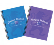 Oxford Campus A4+ Purple/Blue PP Cover Wirebound Notebook Ruled with Margin 140 Pages -  - 400060196_1200_1632540198