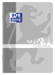 OXFORD ZESZYT PRZEDMIOTOWY CHEMIA - A5 - miękka kartonowa okładka - zszywki - kratka 5x5 mm z marginesem - 60 kartek - miks kolorów - 400092590_1100_1686153285