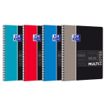 OXFORD STUDENTS MULTINOTES - A4+ - Polypro cover - Twin-wire - 5mm Squares - 160 pages - SCRIBZEE® compatible  - Assorted colours - 400114569_1200_1709025291