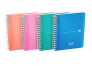 OXFORD Office My Colours Address Book - 12x14,8cm - Polypropylene Cover - Twin-wire - Specific Ruling - 160 Pages - Assorted Colours - 100101197_1400_1686189437