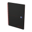 OXFORD Black n' Red Notebook - A4 - Hardback Cover - Twin-wire - 5mm Squares - 140 Pages - SCRIBZEE Compatible - Black - 400047609_1300_1686191244