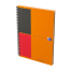 OXFORD International Notebook - B5 - Hardback Cover - Twin-wire - Narrow Ruled - 160 Pages - SCRIBZEE Compatible - Orange - 400080785_1300_1686164015