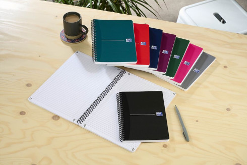 OXFORD Office Essentials Notebook - A5 - Soft Card Cover - Twin-wire - Ruled - 180 Pages - SCRIBZEE® Compatible - Assorted Colours - 100103741_1400_1709630145 - OXFORD Office Essentials Notebook - A5 - Soft Card Cover - Twin-wire - Ruled - 180 Pages - SCRIBZEE® Compatible - Assorted Colours - 100103741_2600_1677209101