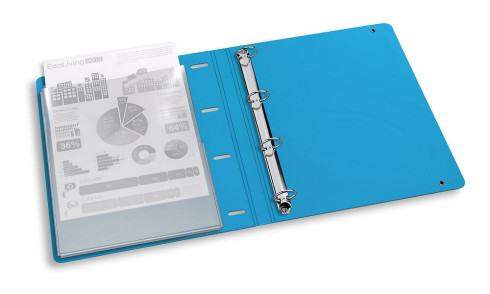 OXFORD FOR STUDENT RING BINDER - A4 - 30 mm spine - 4-D Rings -  Polypropylene - Opaque - Assorted colors