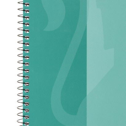 Cahier à spirale 160 pages - A4 - Pointillé - Turquoise - Oxford