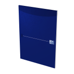 OXFORD Office Essentials Notepad - A4 - Soft Card Cover - Glued - 100 Pages - Plain - Blue - 100050239_1300_1686189359