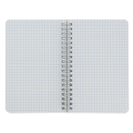 OXFORD CLASSIQUE CARNET - 11x17cm - Couverture carte - Double spirale - Petits carreaux 5x5mm- 180 pages - Couleurs assorties - 100101470_1500_1686098271