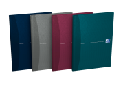 Oxford Office Essentials notesbog - A4 – Hårdt omslag – Hård ryg – Linjeret – 192 sider – Assorterede farver - 100105005_1400_1686188745
