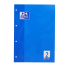Oxford Arbeitsblätterblock - A4 - Lineatur 2 - 50 Blatt -  OPTIK PAPER® - kopfseitig geleimt - stabile Kartonunterlage - 4-fach gelocht - Blau - 100050341_1100_1686094413