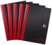 Oxford Black n' Red A5 Hardback Casebound Notebook Ruled 192 Page -  - 100080459_1101_1686089568