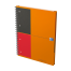 Oxford International Filingbook - A4+ - 6 mm liniert - 100 Blatt - Doppelspirale - Hardcover - SCRIBZEE® kompatibel - Orange - 100102000_1300_1686172369