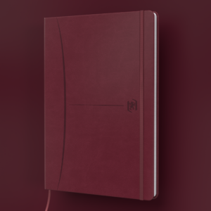 Oxford Signature burgundy notebook