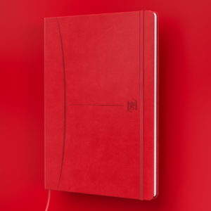 Oxford Signature red notebook