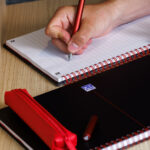 Oxford Black n' red notebooks